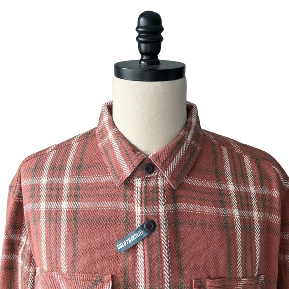 Duluth Trading Company Woodsy Relaxed Fit Long Sleeve Shirt Shacket | XL NWT - Picture 1 of 12